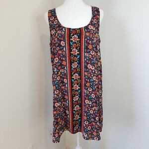 Love Reign Womens Medium Sleeveless Mini Floral Slip Dress Lined Boho Whimsygoth